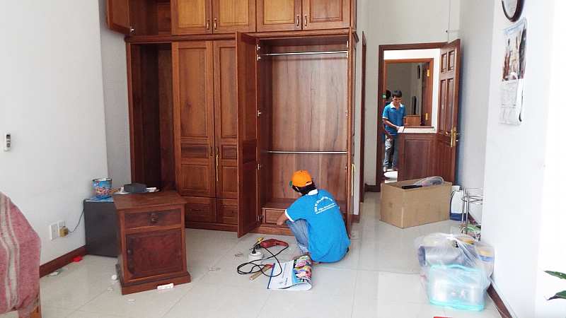 Thi công lắp đặt nội thất đồ gỗ tại Vinh Nghệ An